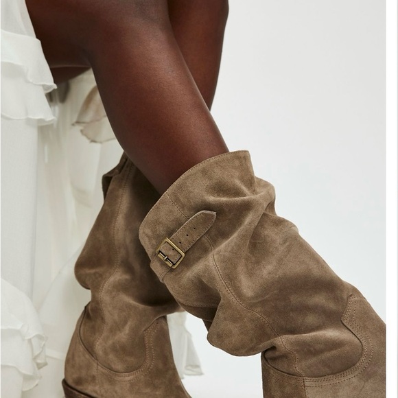 Free people extra Slouchy Boots - taupe - Picture 2 of 3